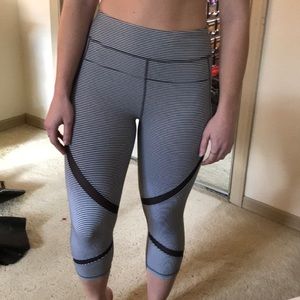 Calvin Klein performance stripped crop